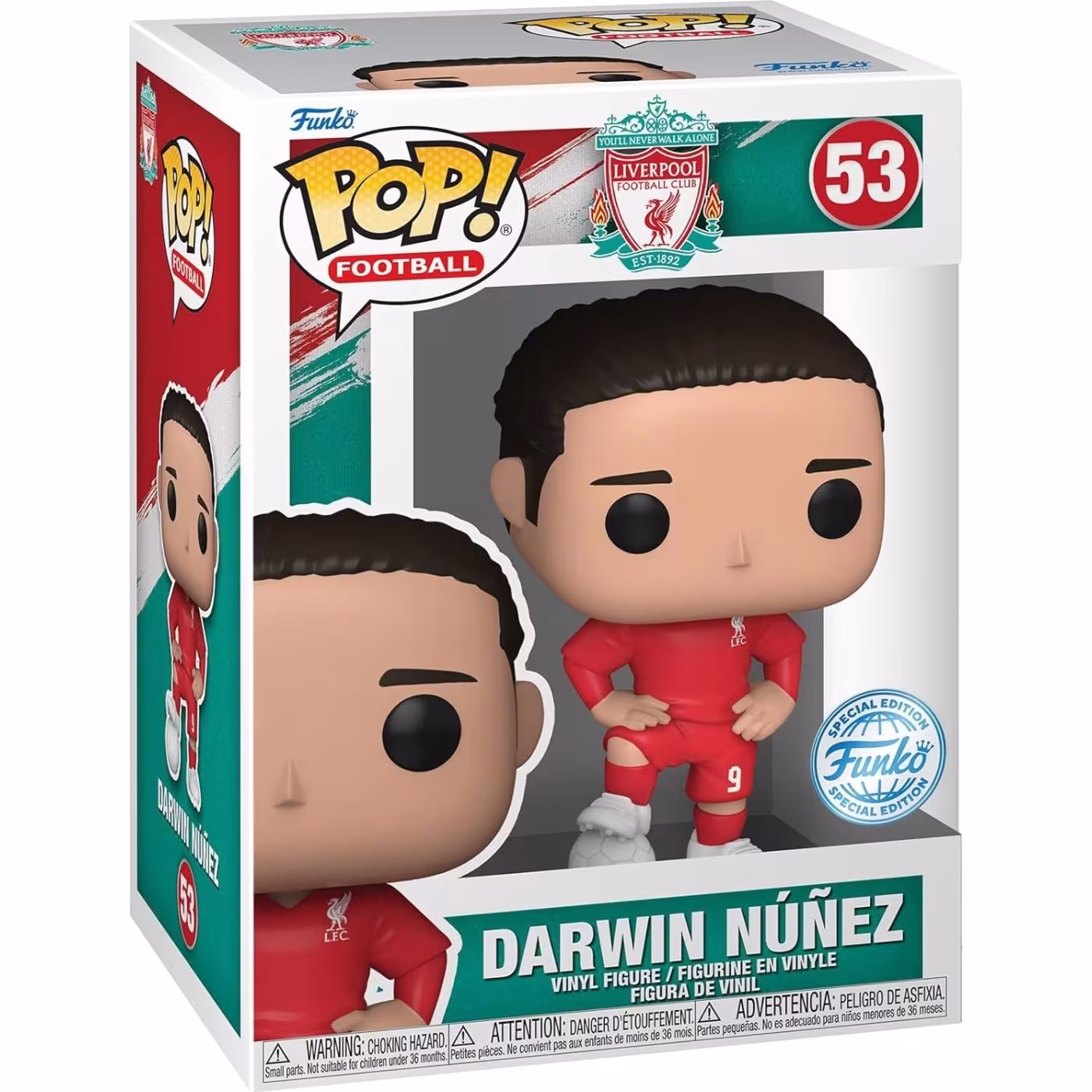 funko-pop-football-liverpool-fc-darwin-nunez-53-syllektiki-figoura-vinyliou Επιτραπέζια, παιχνίδια στρατηγικής, παιχνίδια με κάρτες, magic the gathering, MTG, pokemon, yugioh!, σκάκι, σκακιστικά βιβλία, σκακιστικά κομμάτια και πιόνια, Funko Pop!, Action Figures, Puzzles, Dungeons & Dragons, miniatures, dice, ζάρια, δώρα